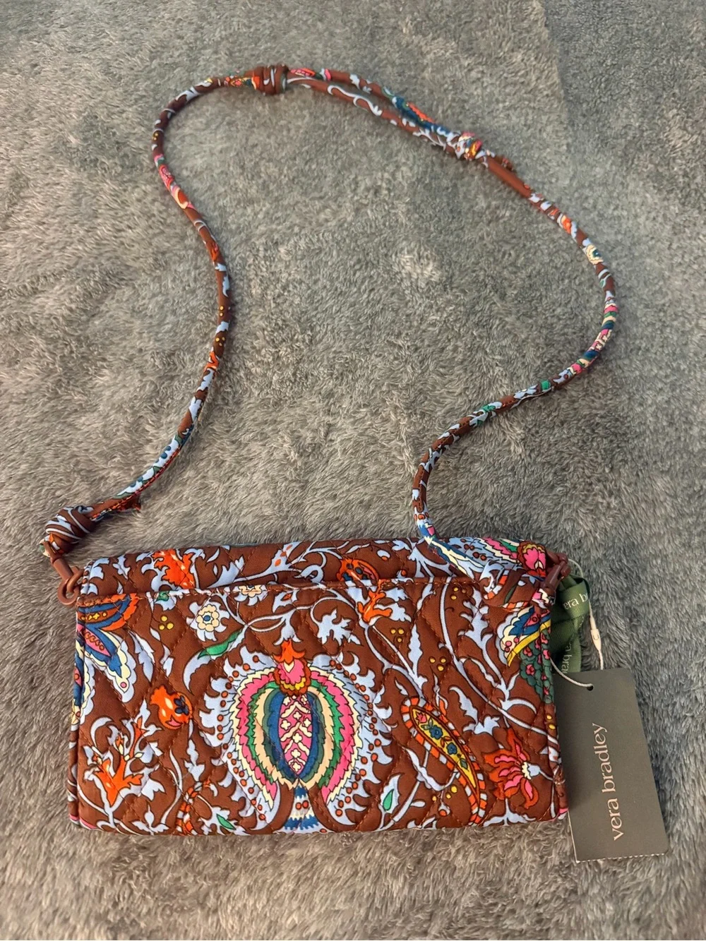 Vera Bradley Wildwood Wallet Adjustable Crossbody NWT